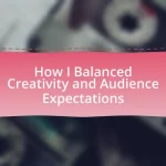 How I Balanced Creativity and Audience Expectations